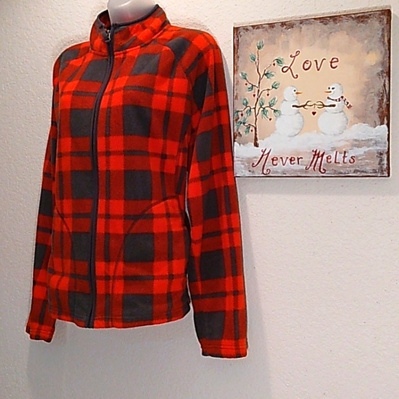 MERONA SUPER SOFT FLEECE ZIP JACKET - Picture 3 of 7